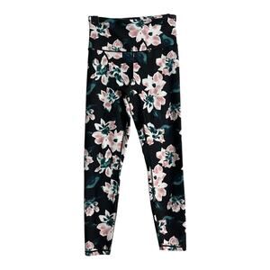Balance Collection Womens Athletic Pants S Small Floral Running Jogging Yoga
